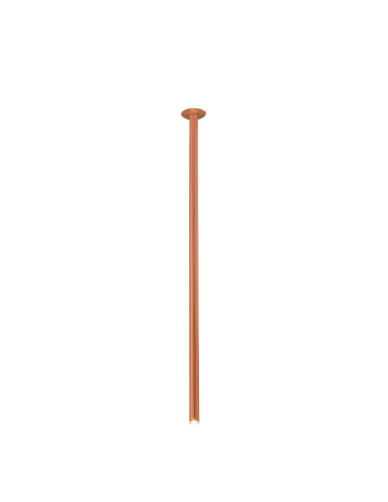 Decorative flush-mounted lamps - Dohar recessed lamp alha T - Matte lacquered copper (1200 mm) 9439 - product kolory-swiatla.pl 1