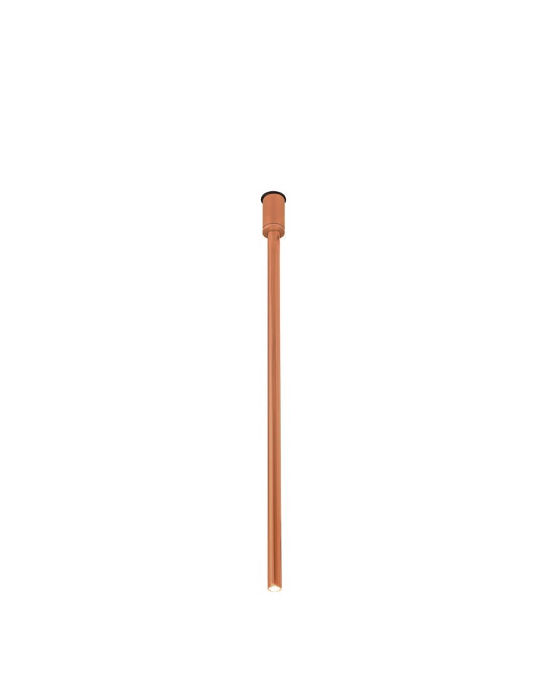 Ceiling downlights - tubes - Dohar Plafond alha Y - Matte lacquered copper (1100 mm) 9691 - product kolory-swiatla.pl 1
