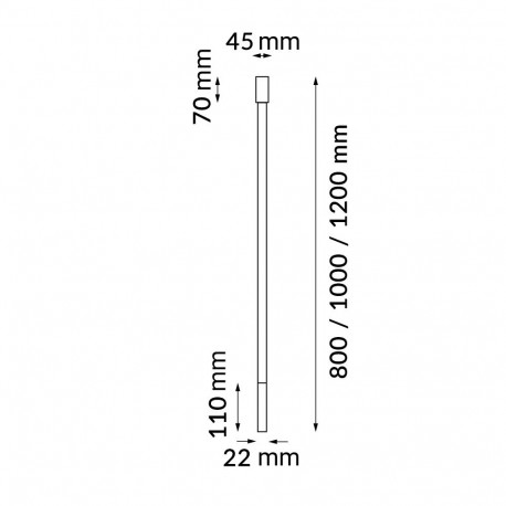 Dohar Plafon alha N - Biały (800 mm) 9276