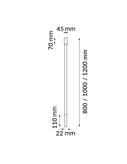 Dohar Plafon alha N - White (1000 mm) 9296 - product 2