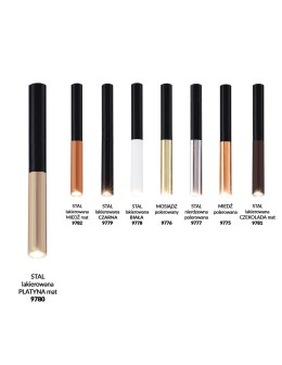 Dohar Końcówka wymienna - Platyna mat 9780