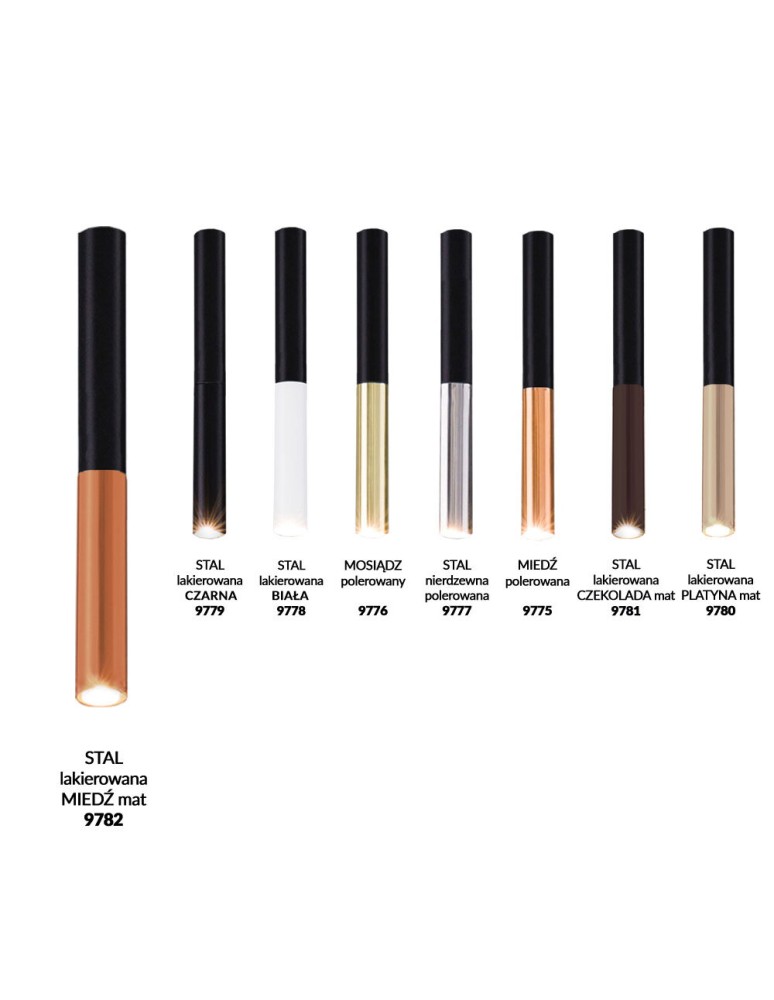 Other accessories - Dohar Replacement tip- Copper lacquered mat 9782 - product kolory-swiatla.pl 1