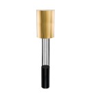 Loft floor lamps - industrial - Dohar IHI floor lamp - Black-brass (1890 mm) 9474 - product 1