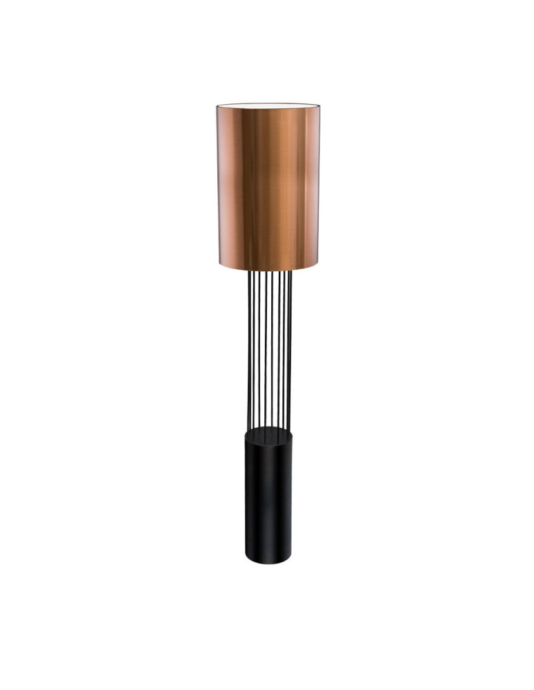 Loft floor lamps - industrial - Dohar IHI floor lamp - Black-copper (1890 mm) 9475 - product kolory-swiatla.pl 1