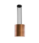 Designer pendant lamps - Dohar IHI Pendant Lamp - Black-Copper (480 mm) 9493 - product 1