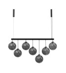 Pendant lamps spheres - Dohar Pendant lamp iO-7 - Black (1800 mm) 9144 - product 1