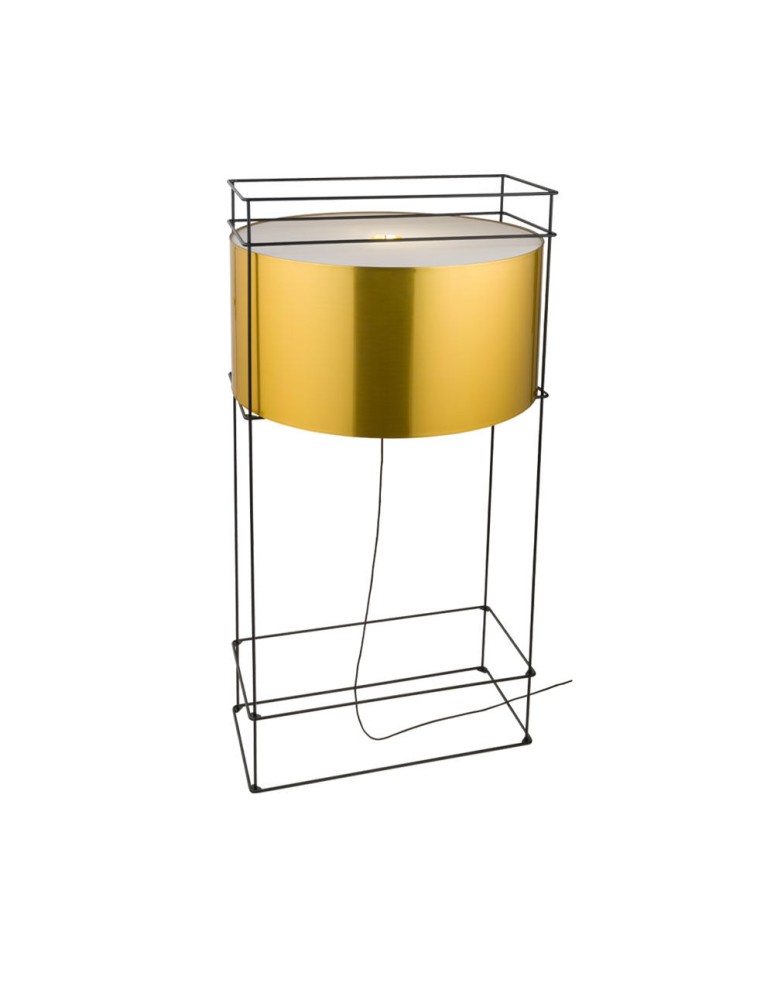 Loft floor lamps - industrial - Dohar Floor lamp PAA - Black-brass (1500 mm) 9524 - product kolory-swiatla.pl 1