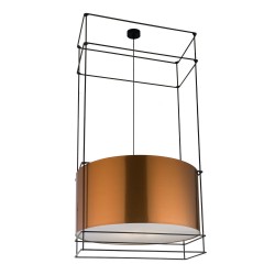 Dohar Lampa wisząca PAA - Czarna-miedziany (800 mm) 9543