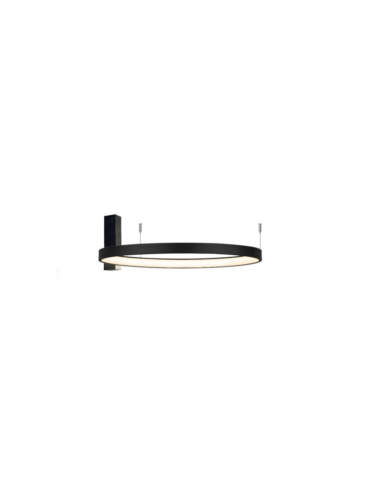 Ring ceiling lamps - Shilo Plafon Agari 57 - Black (570 mm) 3000K 1330 - product kolory-swiatla.pl 1