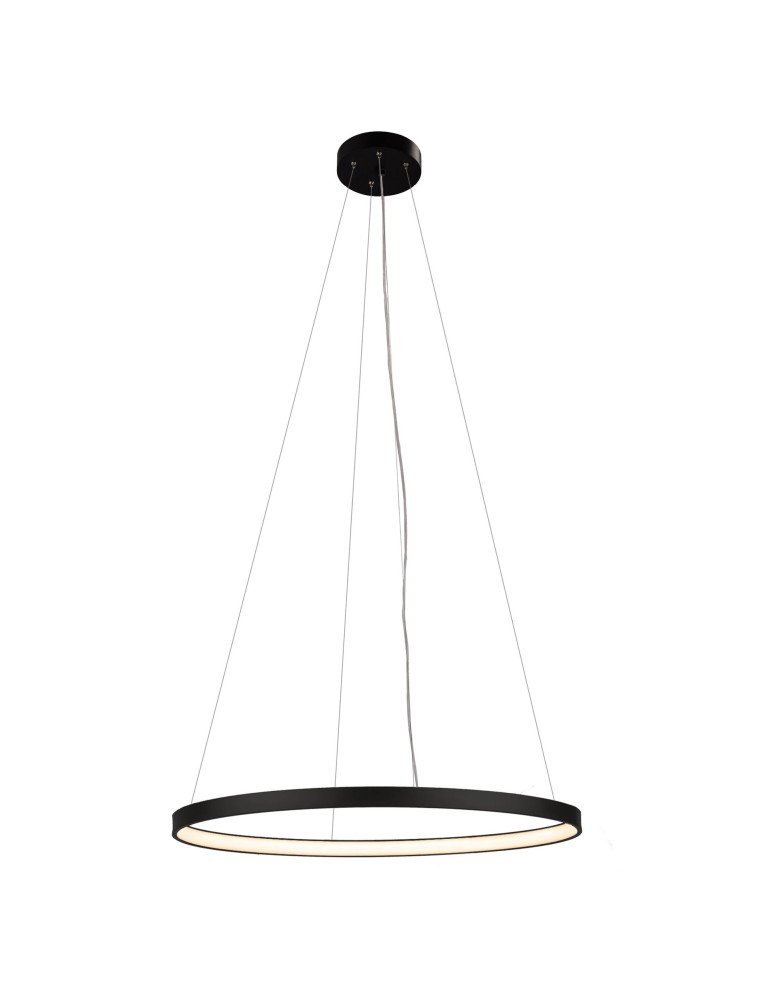 Pendant lamps circles - Shilo Pendant lamp Agari 87 - Black (870 mm) 3000K 5330 - product kolory-swiatla.pl 1