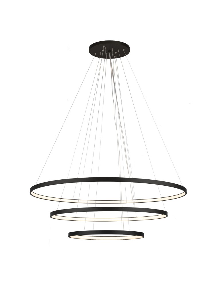Pendant lamps circles - Shilo Agari Multi 3 pendant lamp 117-87-57 - Black (1170 mm) 4000K 5431 - product kolory-swiatla.pl 1