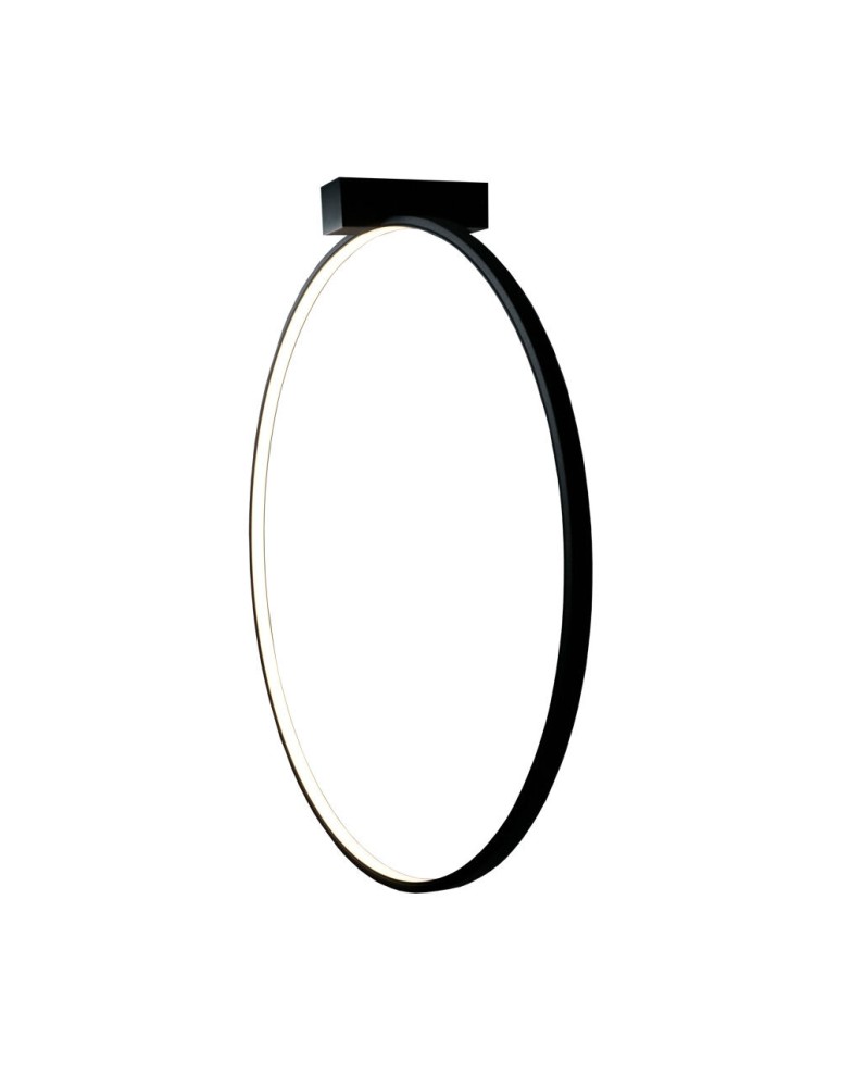 Ring wall lamps - Shilo Wall lamp Agaro 87 - Black (930 mm) 4000K 4312 - product kolory-swiatla.pl 1