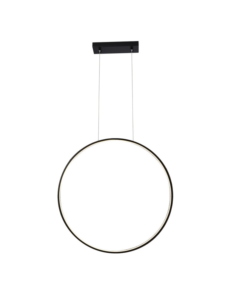 Pendant lamps circles - Shilo Agaro 87 Pendant Lamp - Black (870 mm) 4000K 5312 - product kolory-swiatla.pl 1