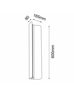 Shilo Wall lamp Agrola - Black (600 mm) 4006 - product 2