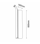 Modern wall lamps - Shilo Wall lamp Agrola - White (600 mm) 4007 - product 2