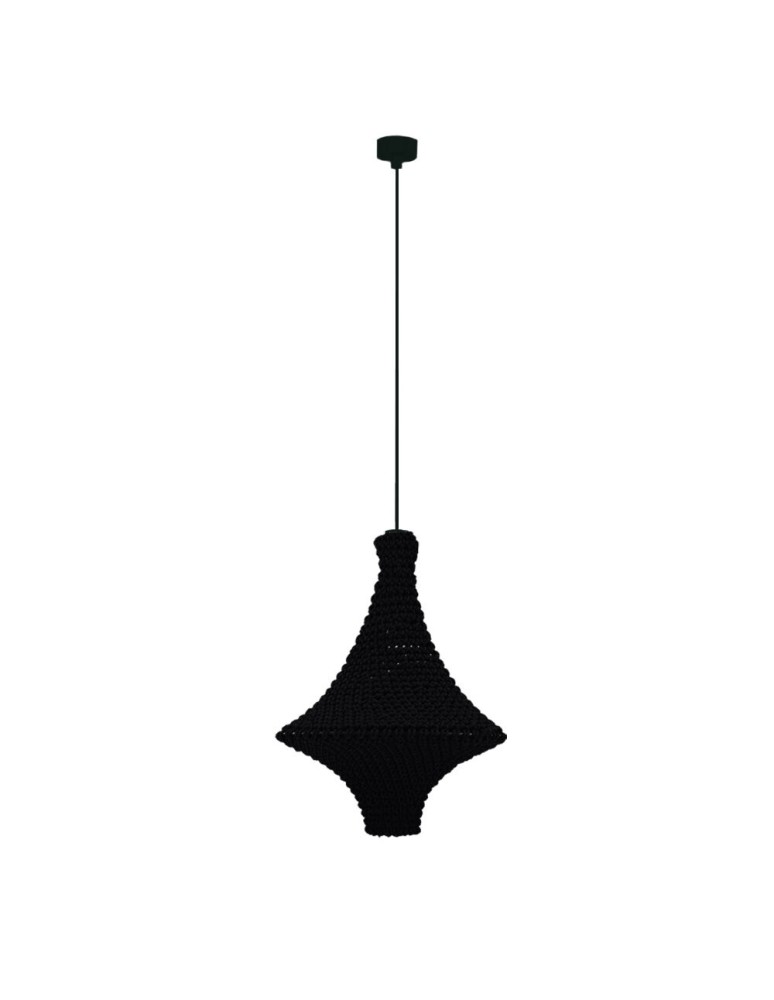 Boho pendant lamps - Shilo Pendant lamp Alda S - Black (300 mm) 5111 - product kolory-swiatla.pl 1