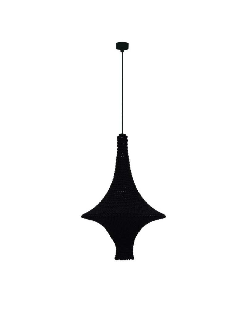 Boho pendant lamps - Shilo Pendant lamp Alda M - Black (420 mm) 5112 - product kolory-swiatla.pl 1