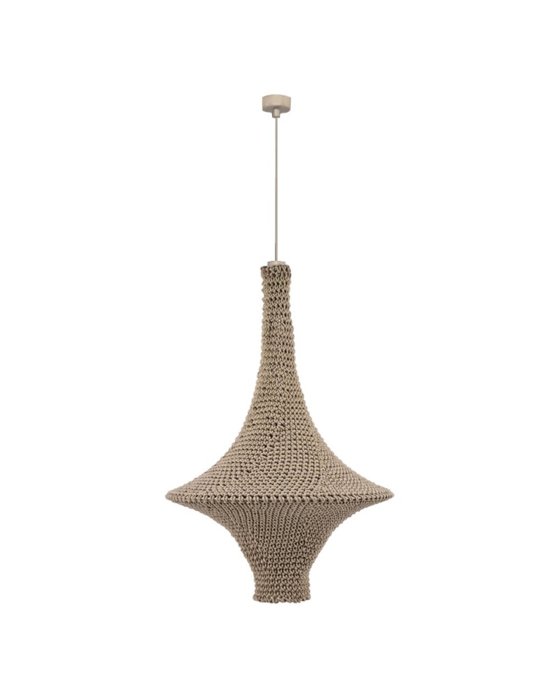 Boho pendant lamps - Shilo Pendant lamp Alda L - Beige (500 mm) 5119 - product kolory-swiatla.pl 1