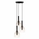 Shilo Lampa wisząca Botor O 3 - Czarna (200 mm) 5097