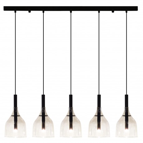 Shilo Lampa wisząca Botor 5 - Czarna (910 mm) 5098