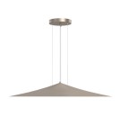 Designer pendant lamps - Shilo Pendant lamp Brito 94 - Platinum matt (940 mm) 5069 - product 1