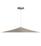Designer pendant lamps - Shilo Pendant lamp Brito 114 - Platinum matt (1140 mm) 5070 - product 1