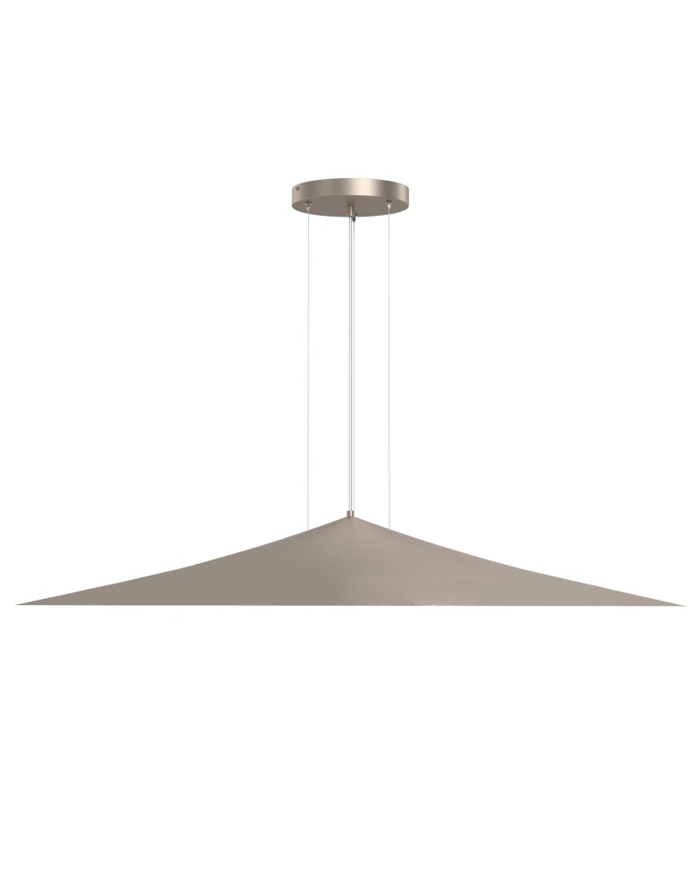 Designer pendant lamps - Shilo Pendant lamp Brito 114 - Platinum matt (1140 mm) 5070 - product kolory-swiatla.pl 1