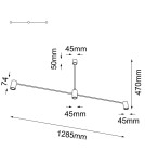 Industrial pendant lamps - Shilo Dakata 2 Pendant Lamp - Black 5634 - product 2