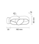 Wall lamps - Shilo Wall lamp Furoku K - Black 4000K 8507 - product 2