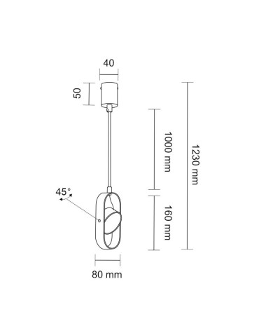 Shilo Furoku 1 Pendant Lamp - Black 4000K 8537 - product 2