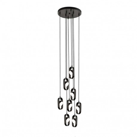 Shilo Lampa wisząca Furoku 8 - Czarna 4000K 8539