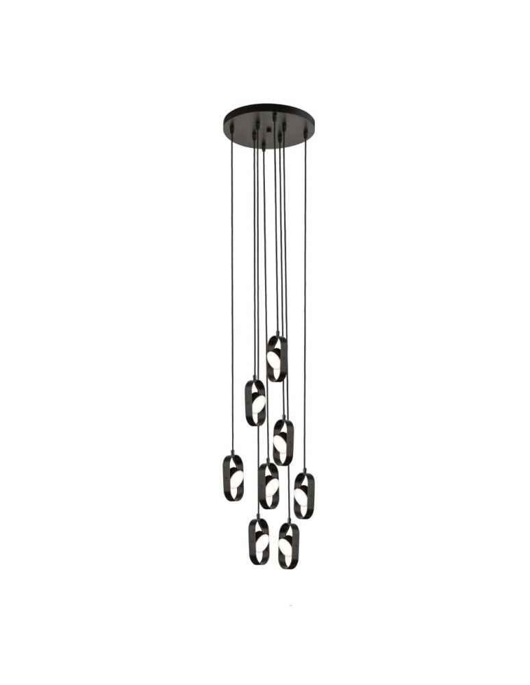 Modern pendant lamps - Shilo Furoku 8 Pendant Lamp - Black 4000K 8539 - product kolory-swiatla.pl 1