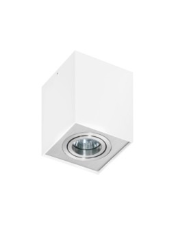 Azzardo ELOY 1 WHITE/ALUMINIUM 1xGU10 Surface Mounted Aluminum AZ0872