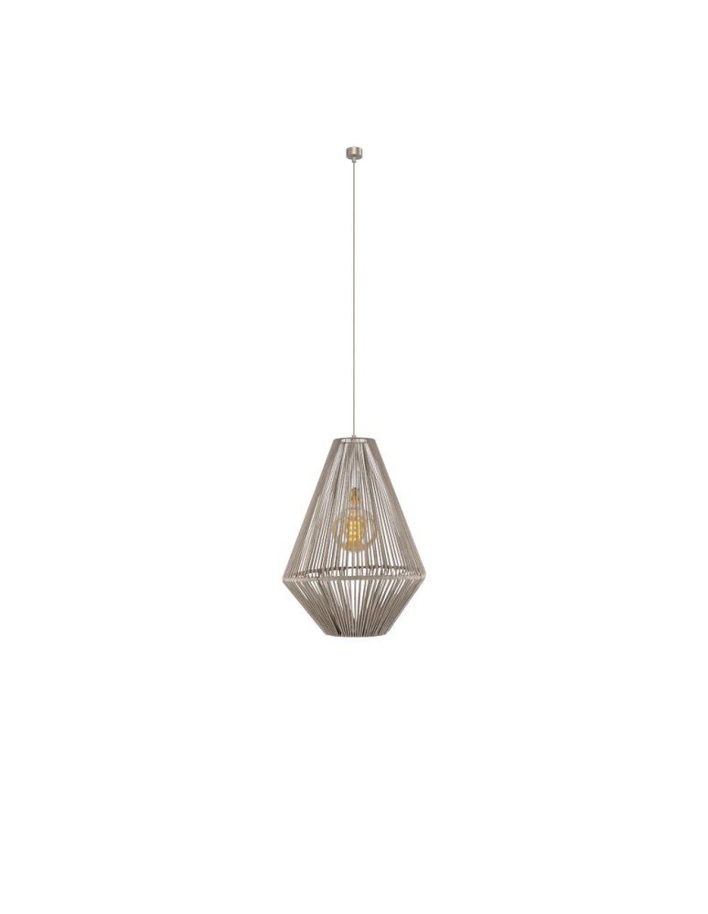 Pendant lamps - Shilo Hagata 1 Pendant Lamp - Beige (400 mm) 5127 - product kolory-swiatla.pl 1