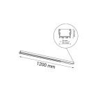 Surface-mounted beam lamps - Shilo Plafond Hiate Line - Black (1200 mm) 3000K 1808 - product 2