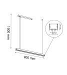 Pendant lamps over desk - Shilo Hiate Line Pendant Lamp - White (900 mm) 3000K 1845 - product 2