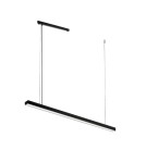 Pendant lamps over desk - Shilo Hiate Line Pendant Lamp - Black (1200 mm) 4000K 1850 - product 1