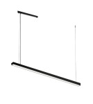 Pendant lamps over desk - Shilo Hiate Line Pendant Lamp - Black (1500 mm) 3000K 1852 - product 1