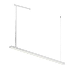 Shilo Lampa wisząca Hiate Line - Biała (1500 mm) 3000K 1853