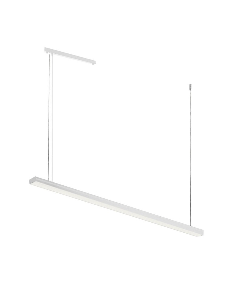 Pendant lamps over desk - Shilo Hiate Line Pendant Lamp - White (1500 mm) 4000K 1855 - product kolory-swiatla.pl 1