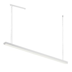 Shilo Lampa wisząca Hiate Line - Biała (1800 mm) 4000K 1859