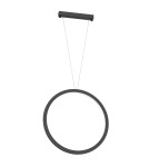 Geometric pendant lamps - Shilo Pendant lamp Ikuna O - Black (450 mm) 3000K 5074 - product 1