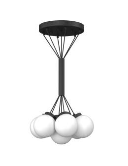 Shilo Lampa wisząca iO 7 mini - Czarna (500 mm) 5071