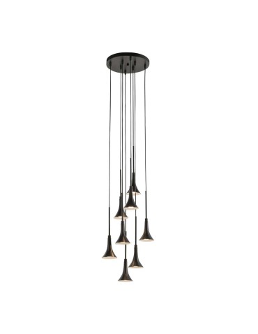 Shilo Pendant lamp Kanzaki 8 - Black (300 mm) 4000K 8533