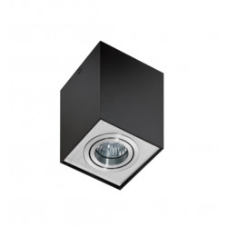 Azzardo ELOY 1 BLACK/ALUMINIUM 1xGU10 Natynkowa Czarny/Aluminium AZ0930