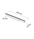 Magnetic rail lamps - Shilo Magnetic Spot Komatsu dot - White (440 mm) 48V 24W 1920lm 4000K 6648 - product 2