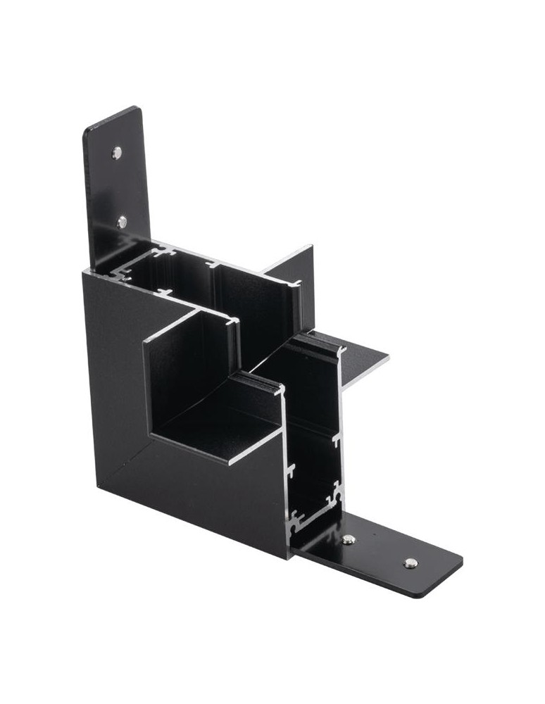 Accessories for magnetic busbars - Shilo L flush-mounted wall-to-ceiling switch for Komatsu 48V magnetic busbar - Black 6513 - product kolory-swiatla.pl 1