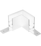 Accessories for magnetic busbars - Shilo L surface-mounted switch for Komatsu 48V magnetic busbar - White 6516 - product 1