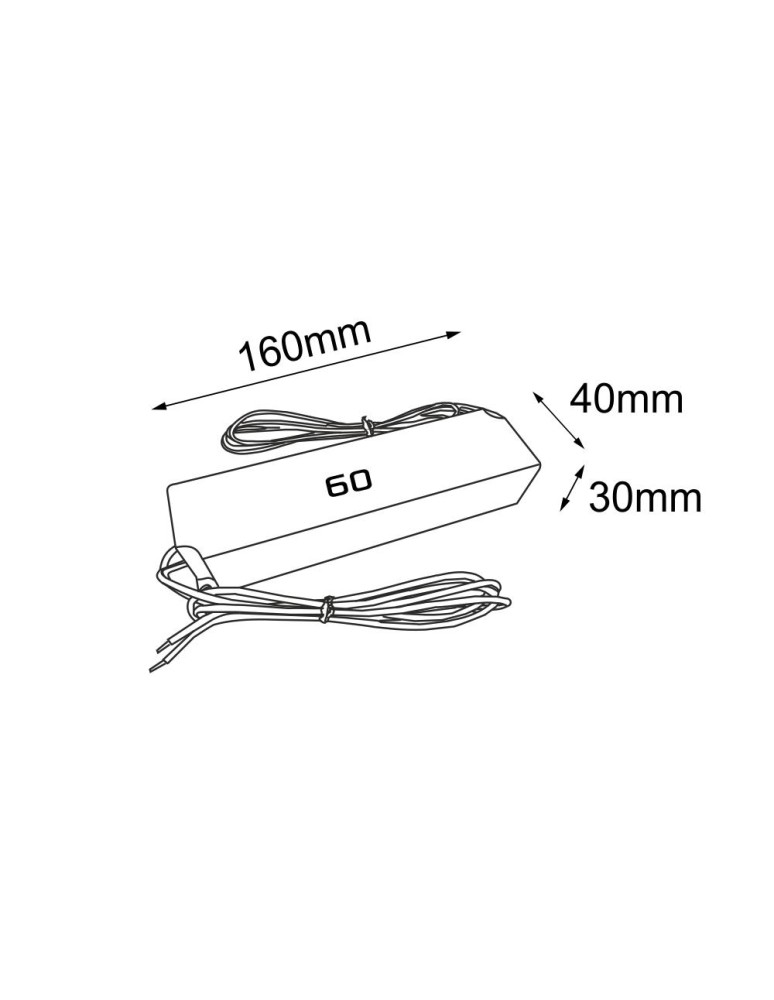 Accessories for magnetic busbars - Shilo Power Supply 60W - (Komatsu system) 48V 6580 - product kolory-swiatla.pl 2