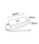 Accessories for magnetic busbars - Shilo Power supply 150W - (Komatsu system) 48V 6582 - product 2